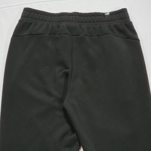 Puma Mens Black Essentials Logo Sweatpants Sz M - Picture 6 of 8
